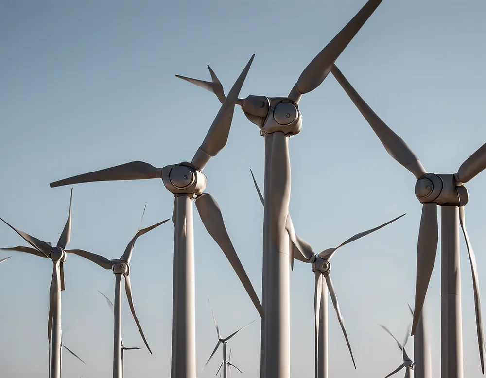 Wind turbines representing renewable energy infrastructure